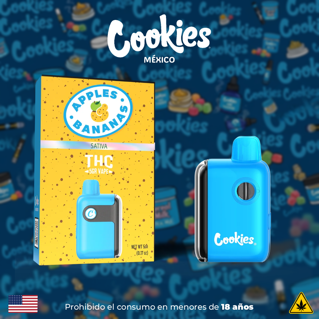 Cookies Apples & Bananas 5G - Pluma de Wax