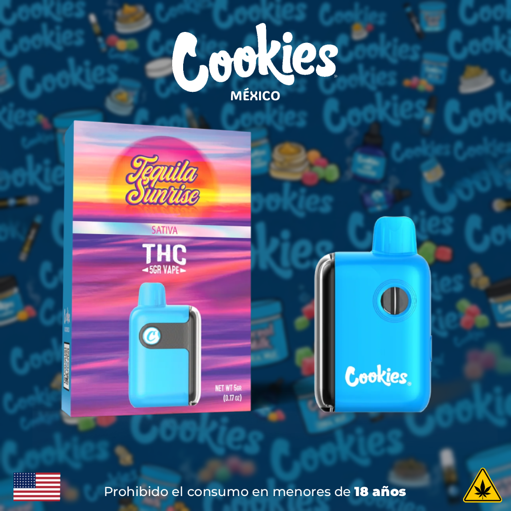 Cookies Tequila Sunrise 5G - Pluma de Wax